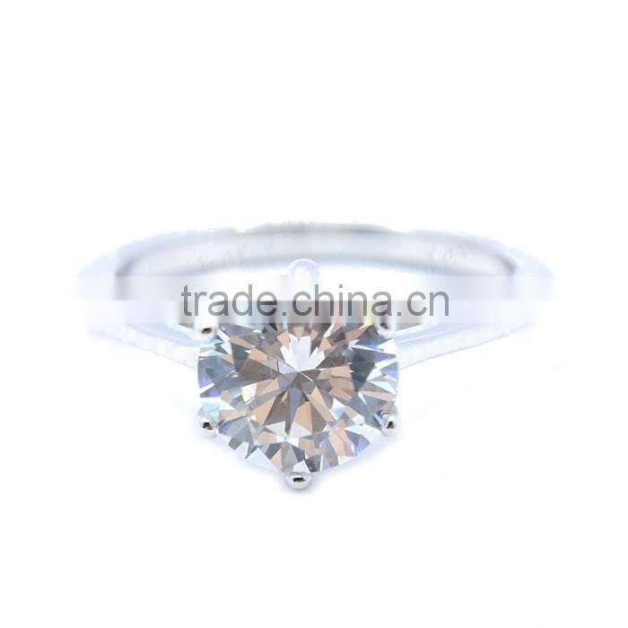Factory direct sale fashion 925 silver wedding ring