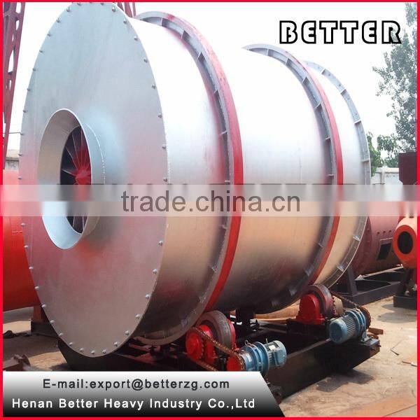 High efficiency silica sand rotary dryer