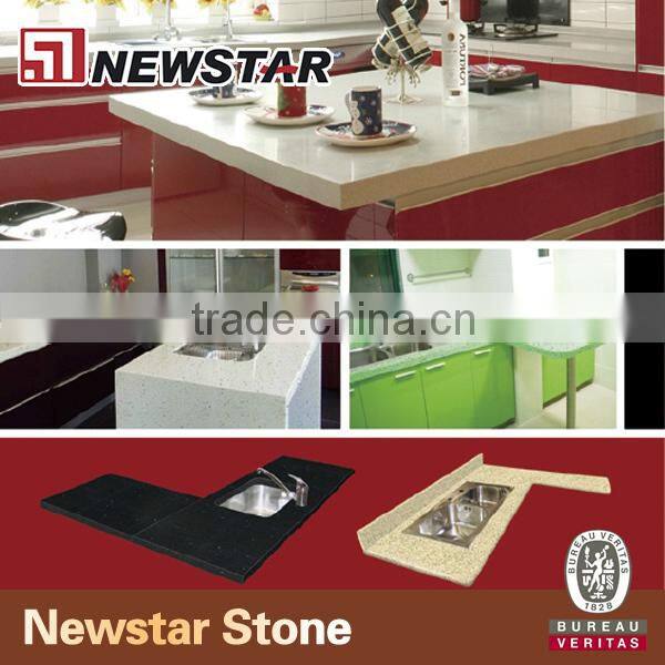Newstar kitchen cabinet synthetic granite countertops