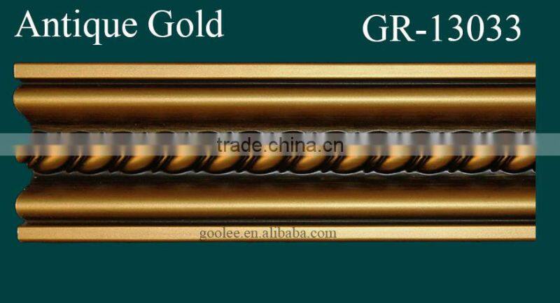 European- style Environmental Decorative PU Carved Foam Cornice Molding