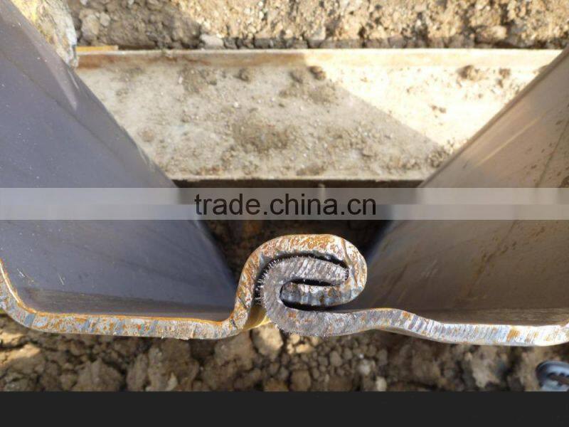 U shape hot rolled Steel sheet pile for embankment