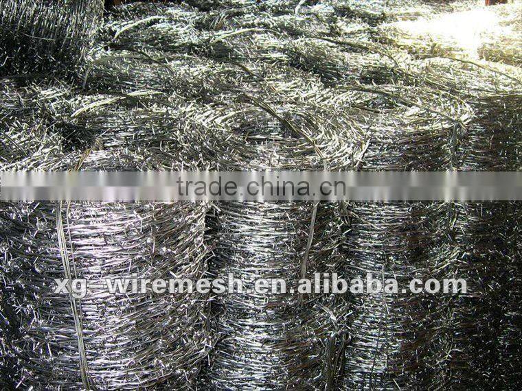 Razor wire and Barbed wire, Galvanized barbed wire