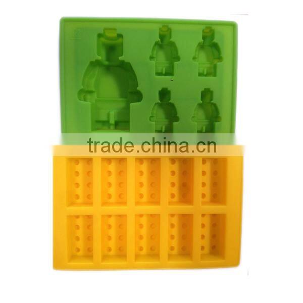 Hot Sale Silicone Building Bricks mold ,Building block mold and Minifigure mold