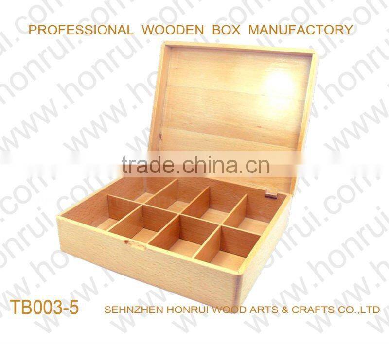 natural wooden cookie box