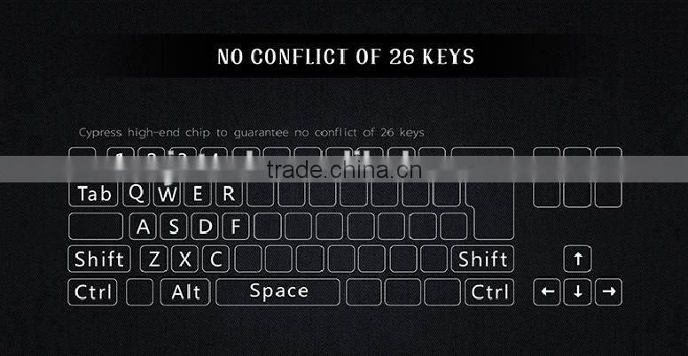 87 keys led backlight metal mechanical keyboard