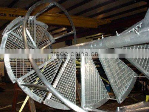 serrated non-slip galnanized steel grating 20years professional manufacturer