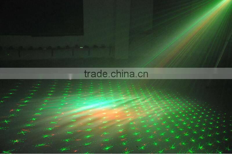 150mW Romantic Star Burst: 3W RGB LED & RGY Laser Show System disco , club