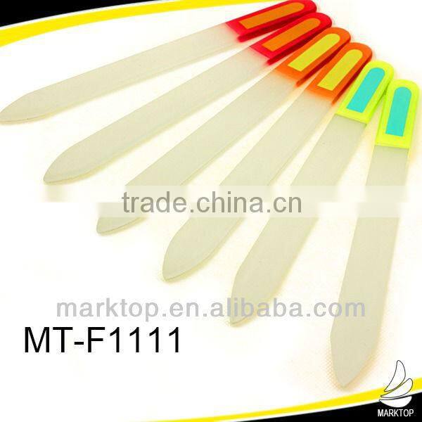 Cute picture print flower patten glass nail file