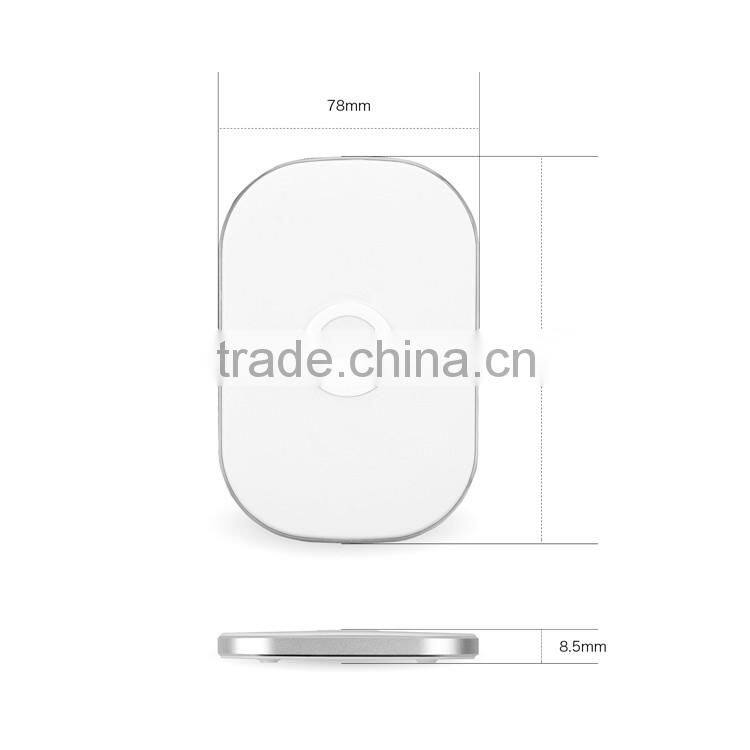 Unique design 3 coils built-in qi wireless charger for Galay s6