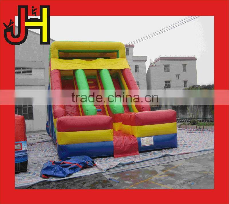 100% PVC Tarpaulin Promotion Giant Adult Size Inflatable Slide For Sale