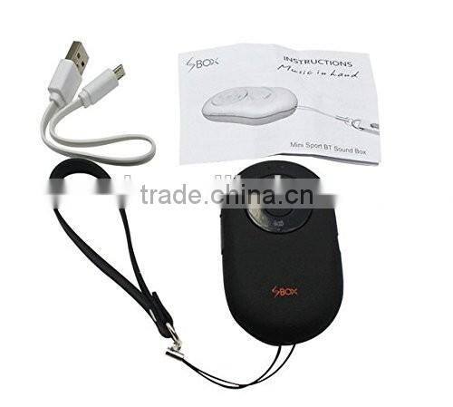 High Quality Wireless Mini Bluetooth Music Speaker,FM,Anti-lossing Support TF Card AUX With Self-timer