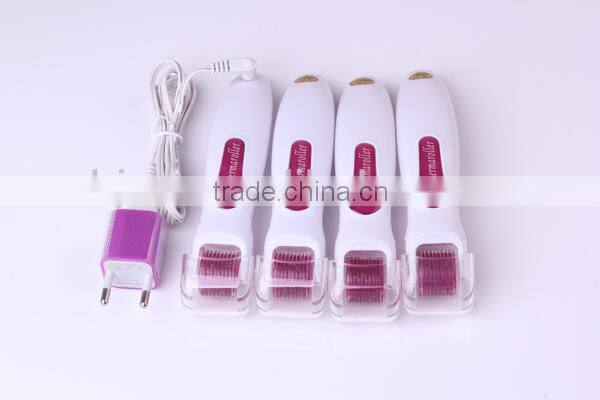 led derma roller,titanium derma roller with 200/540 needles