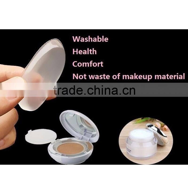 NEW style!!! Popular foundation cosmetic puff easy for makeup silicone sponge blending silisponge