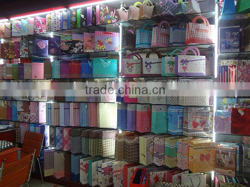 durable custom promotional paper gift packaging bag wholesale