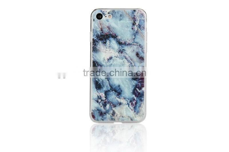 GVC Marble case for iphone 7 PLUS SOFT SILICONE GEL RUBBER case,CREATIVE TPU case for iphone 7 COVER Case STONE STYLE