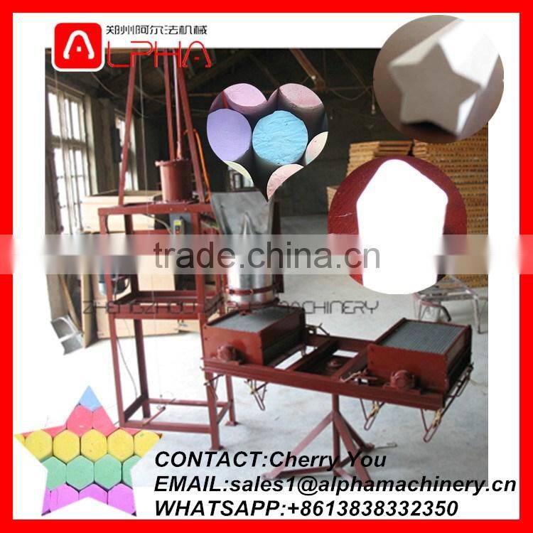 China semi -automatic blackboard chalk moulding school chalk making machine prices