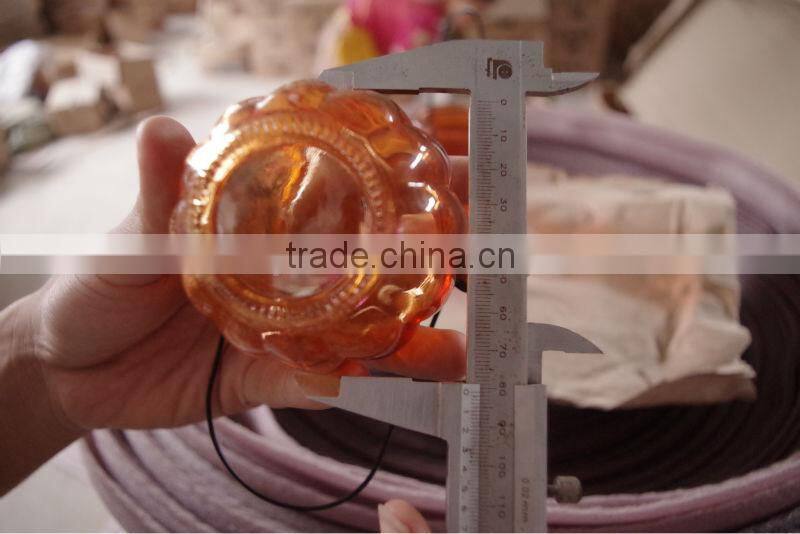 wholesale hanging christmas candle jar with sand and tealight candle