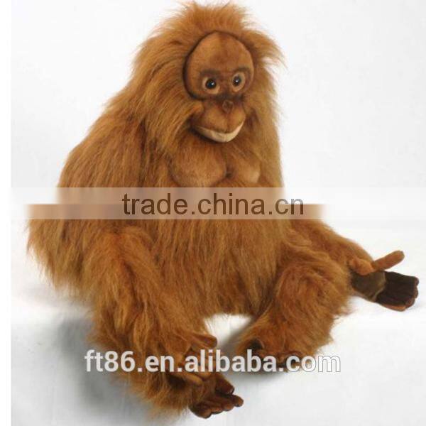 handmade customized plush lifelike artificial realistic toy monkeys for sale