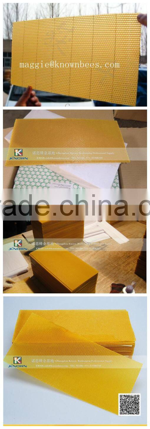 Pure bees beeswax bee foundation apis mellifera plastic comb foundation sheet
