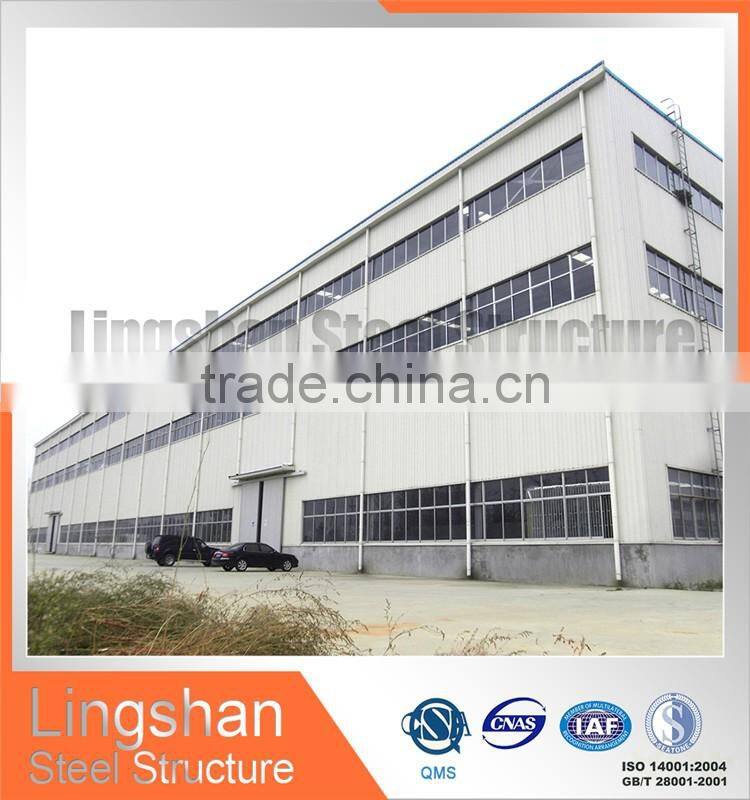 light prefab workshop steel structural drawing