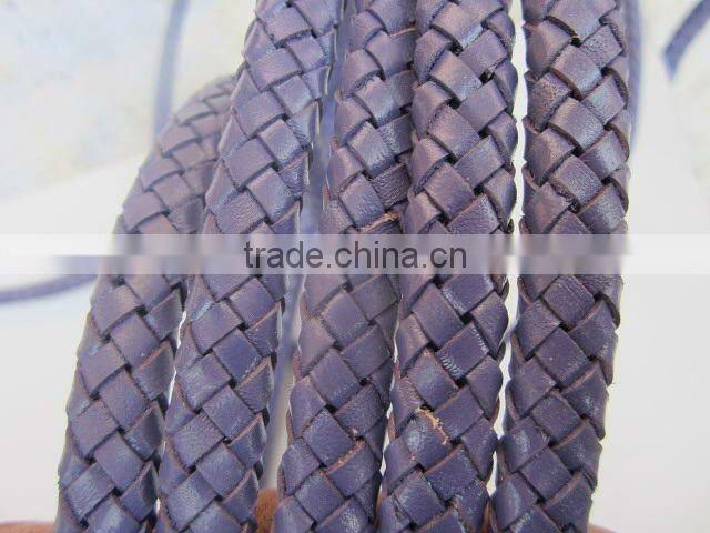 Flat square leather cord for Necklaces