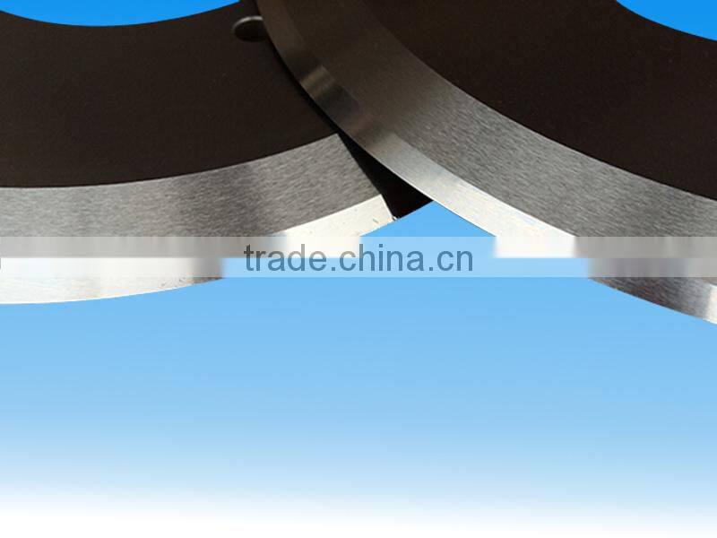 Rubber leather slitting machine blade flat round blade circular knife up round blade