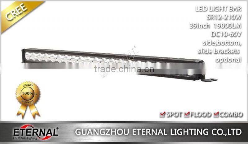 210W car light bar automotive offroad 4x4 high power roof rack light bar marine boat flood super bright lamp