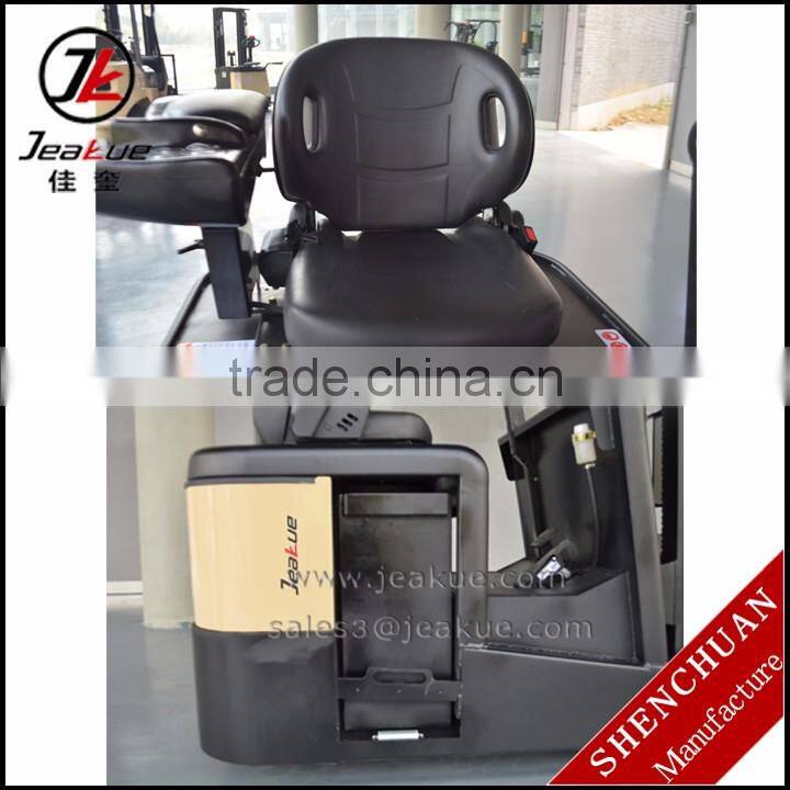 1 ton 1.5 ton Counterbalanced battery forklift truck three wheels electric forklift