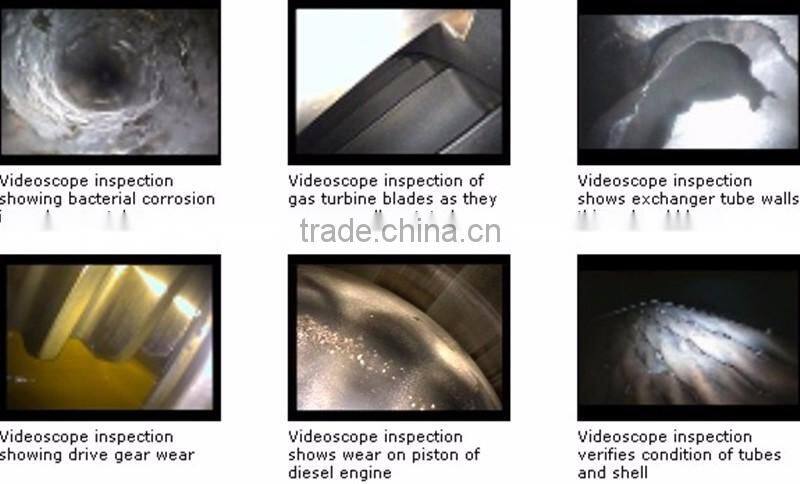 HD 4mm industrial endoscope videoscope with 3Mtrs cable for aircraft turbines inspection