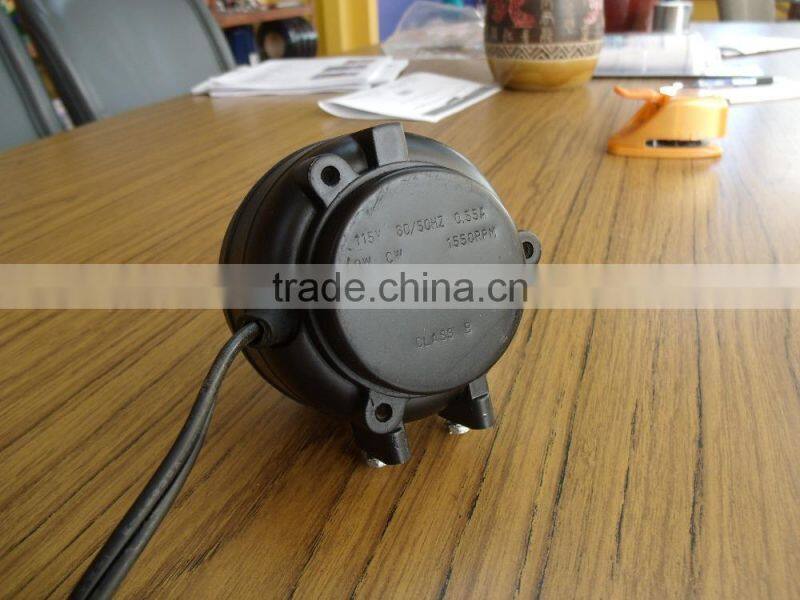 unit bearing single phase iron 6w fan motor
