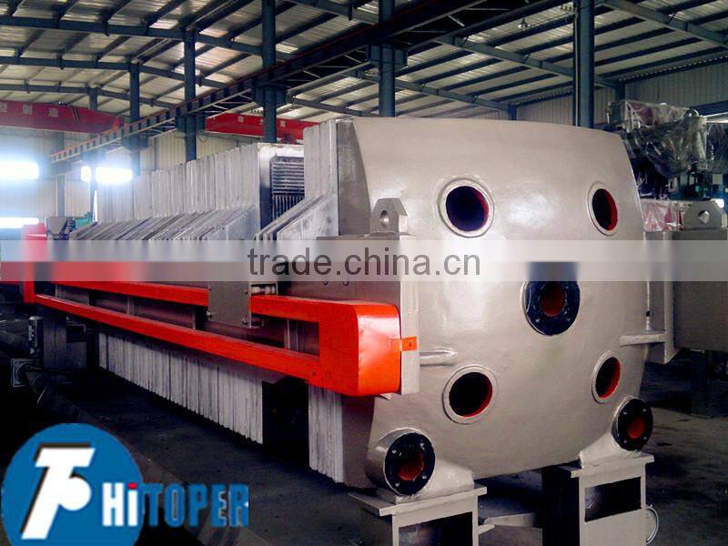 High temperature and high pressure resistance slurry dewatering side effects dehydration cast iron filter press.