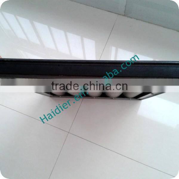 Perforated teflon coated aluminum alloy fluted baking tray for baguettes/5 grooves french baguette baking tray