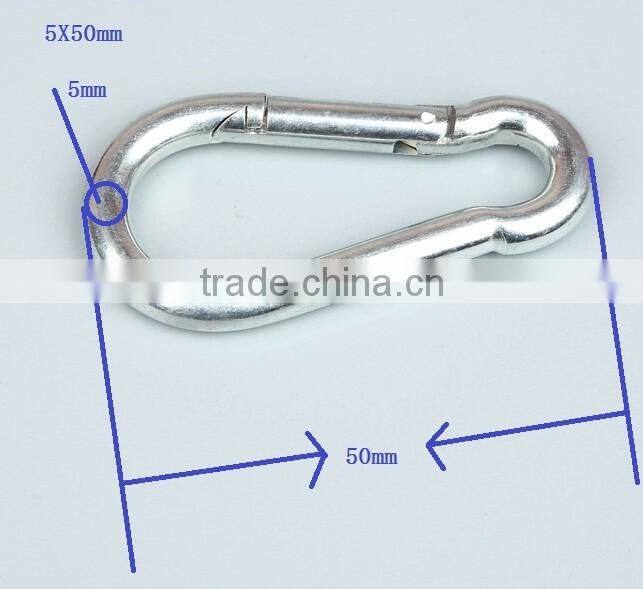 Alloy steel zinc plated Carabiner Snap Hook