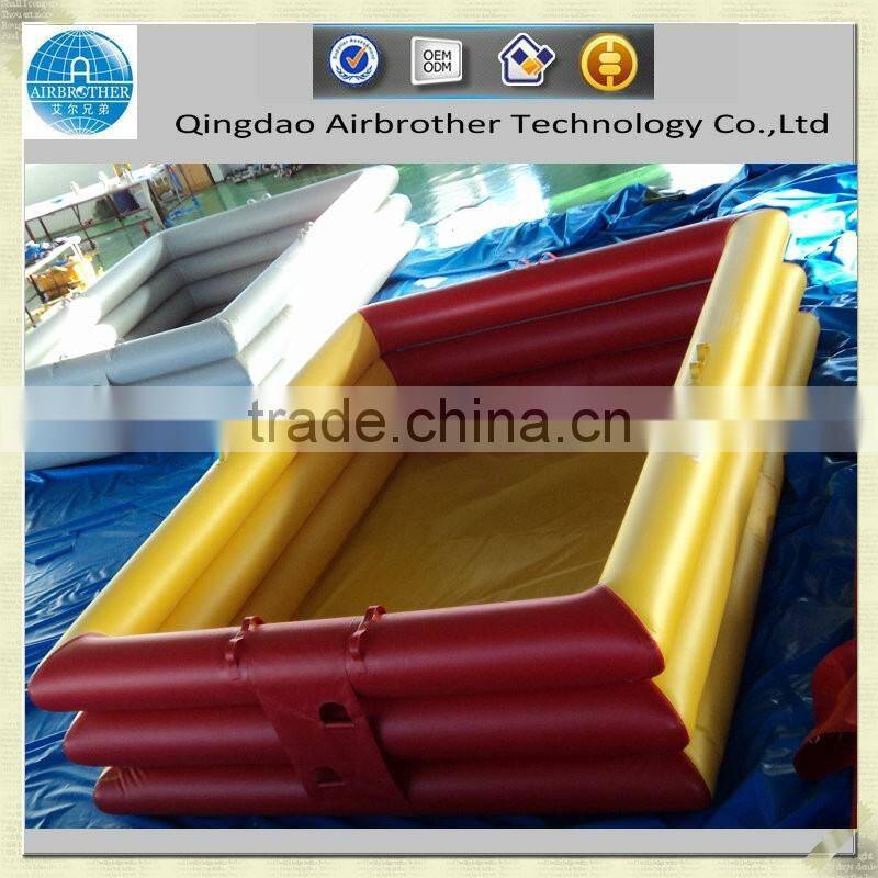 Flexible PVC pool for water sports