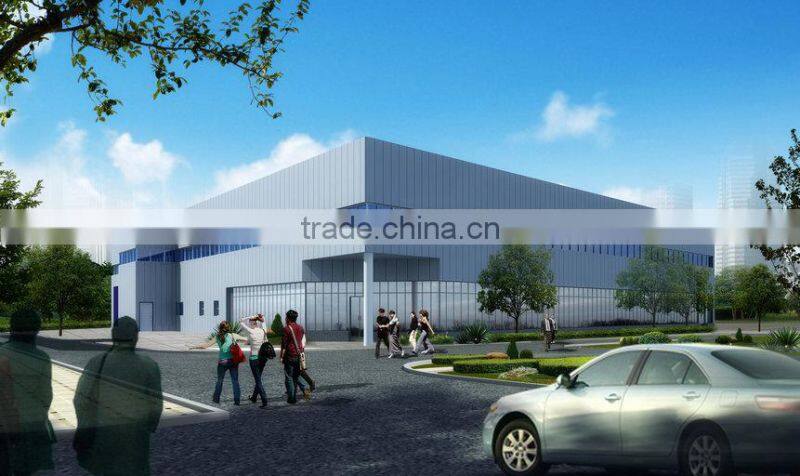 125x21x2.5m prefabricated steel structure chicken house in Ukraine