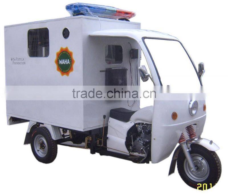 Hot sale !!! three wheel ambulance with high quality and competitive price