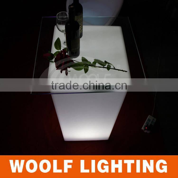 Smash Hit Waterproof Color Changing Bar Used LED Cube Cocktail Table LED Table