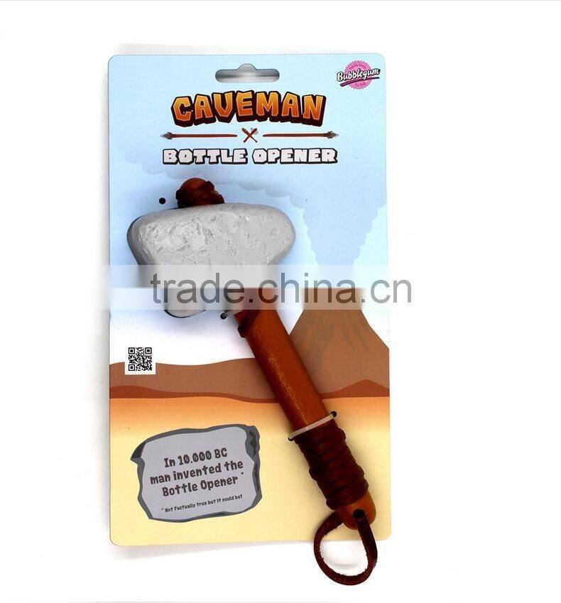 New kitchen supplies wholesale creative stone hammer beer bottle opener strange resin bottles opener