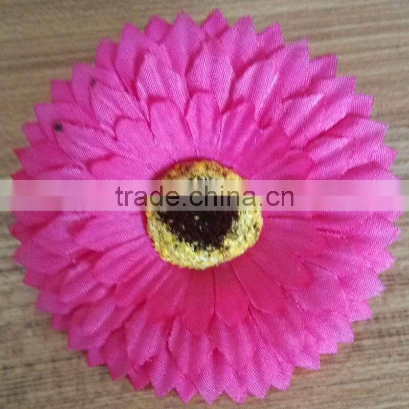 fabric flower head artificial flower head silk flower head