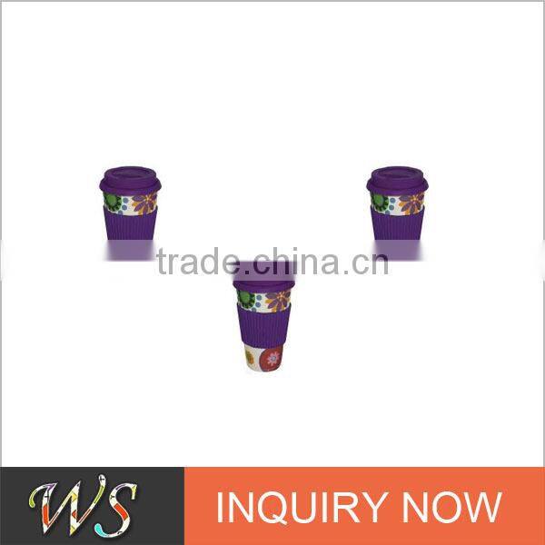 Eco Bamboo Fiber Reusable Coffee Cup