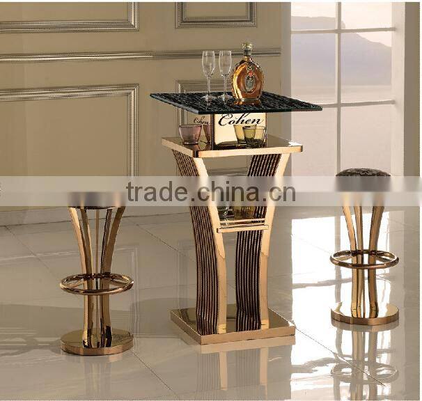Vintage Bar Table / Retro Bar Table/ Metal Bar Table