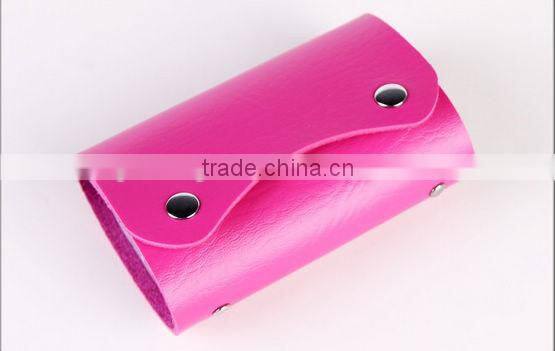 Nice Rose Red PU Card holder