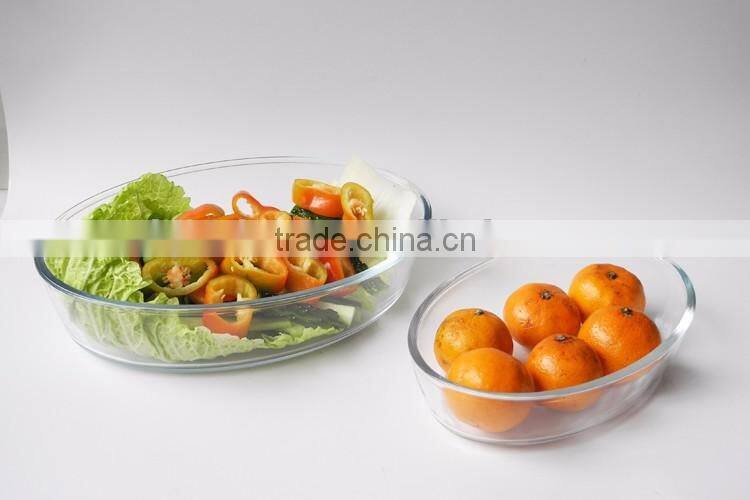 heat resistance glass fish baking tray dish for oven
