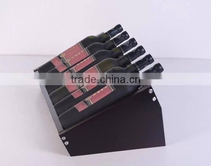 Eco-friendly wood oak hanging wine glass rack for sale