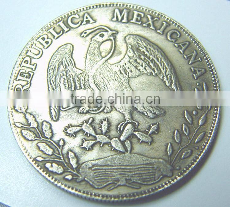 Custom made ancient Mexico old coins china suppliers