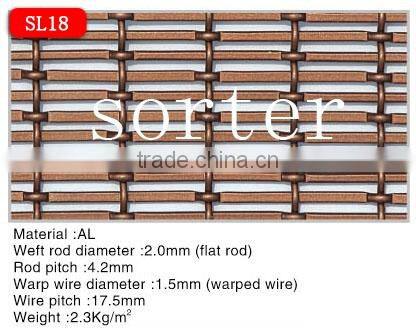 high quality wall drapery mesh for building material