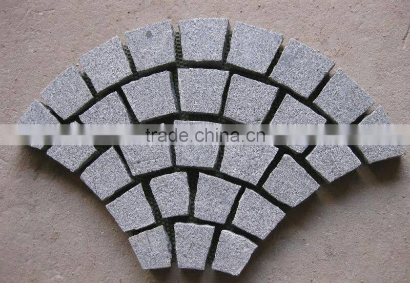 Fanned Paving Stone Cheap Driveway Paving Stone Fan Shape Granite Paving Stone