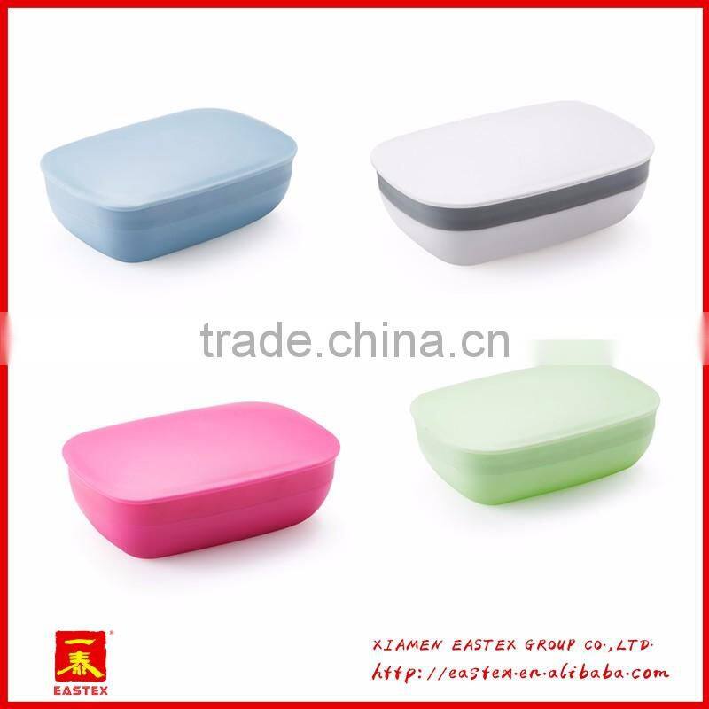 New Style Custom Easy Carry Travel Square Plastic Soap Box/Soap Stand