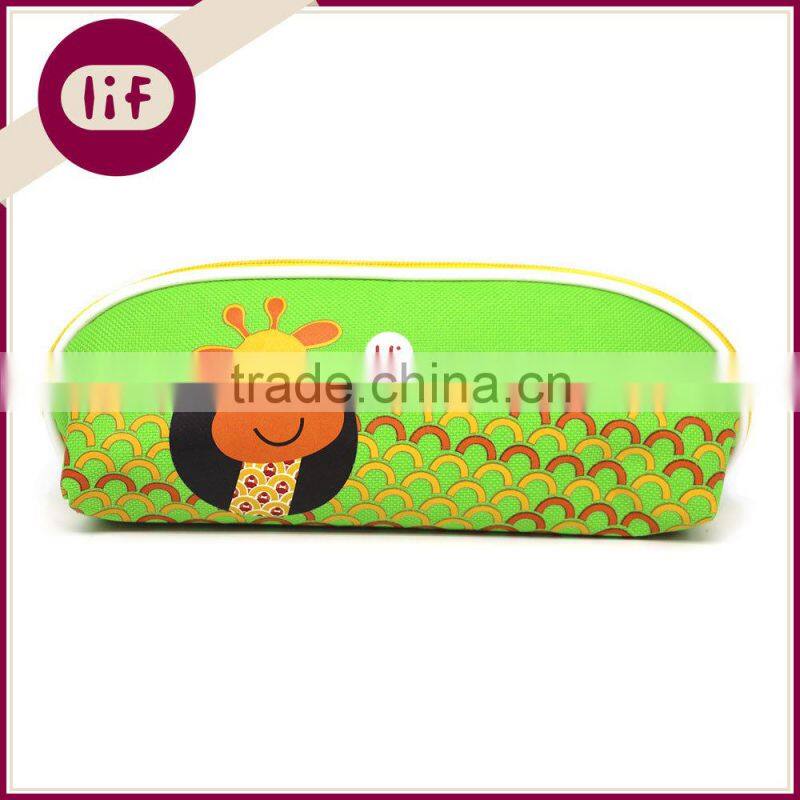 Lovely Animal Printing Canvas Pencil bag, Giraffe Printing Pencil Bag,pencil case