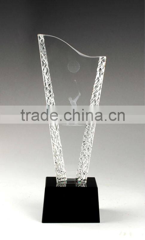 3D Laser Crystals Golf Awards